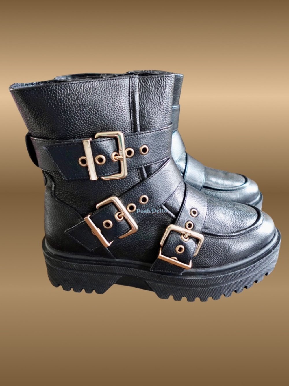 Lug Sole Wide Fit Combat Boots